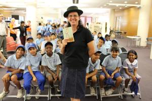 Me at Blacktown library